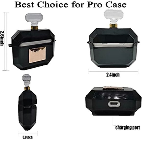 AirPods Pro Luxury Perfume Inspired Case Design Silicone - Picture 14 of 14